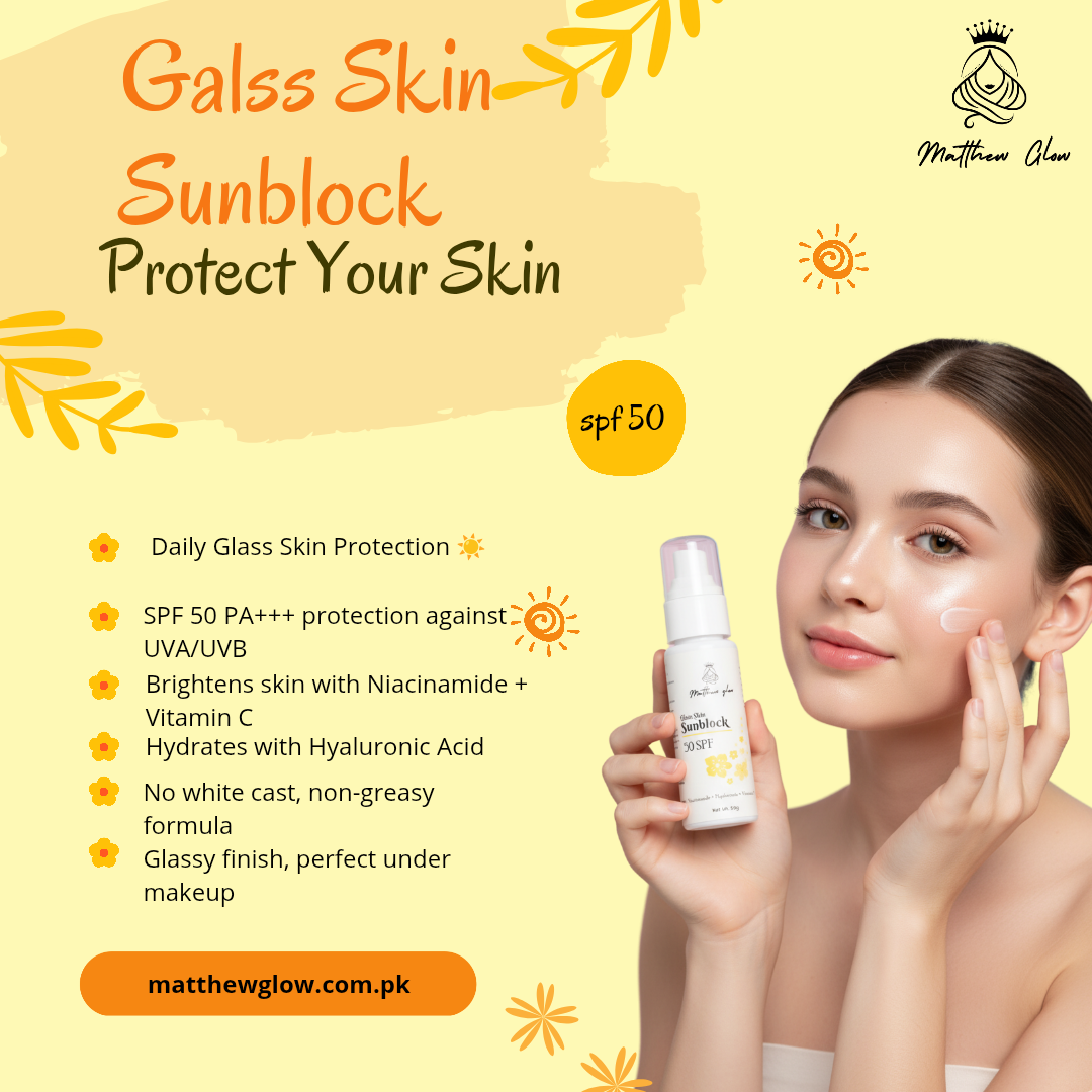 Glass Skin Sunblock SPF 50 PA+++