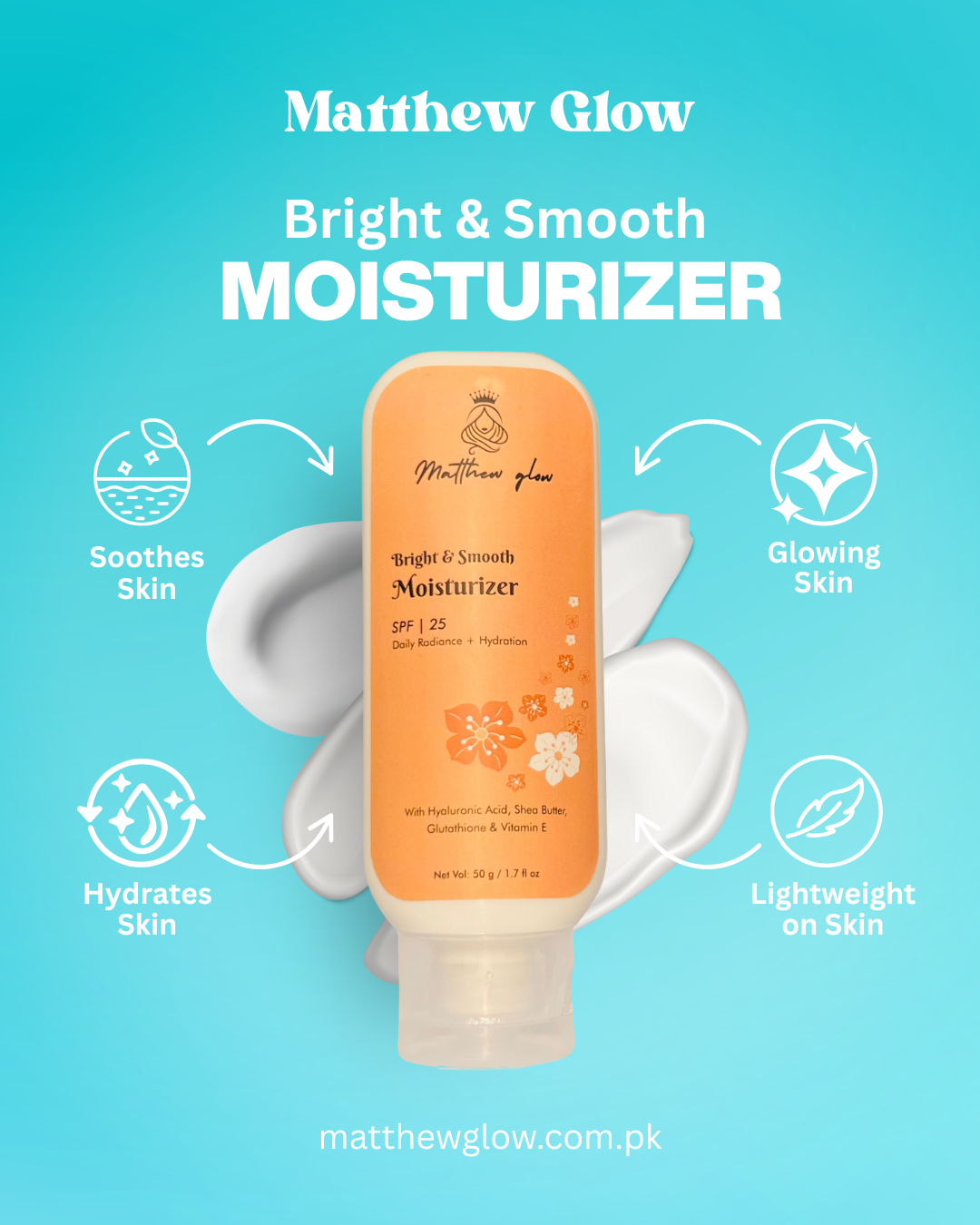 Bright & Smooth Moisturizer spf25
